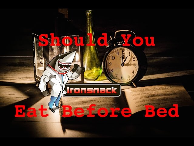 Nighttime eating ironsnack logo