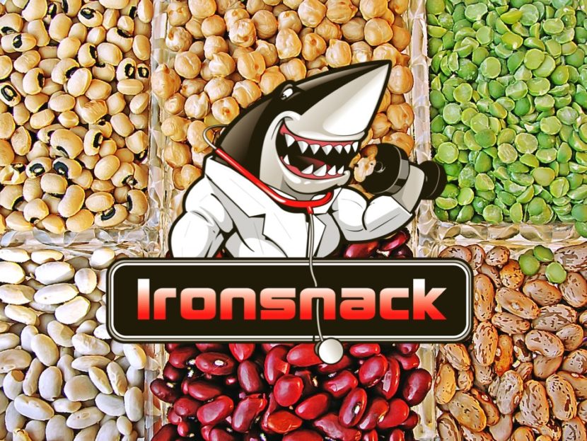 Plant based protein Ironsnack logo