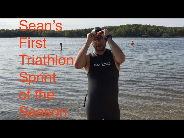 First triathlon sprint race sean from ironsnack